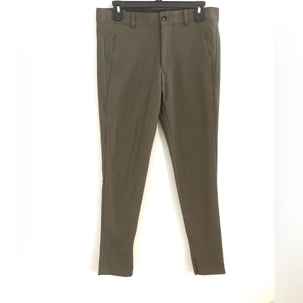 ZARA Men’s Size 30 Olive Green Work Sports Technical Skinny Pants